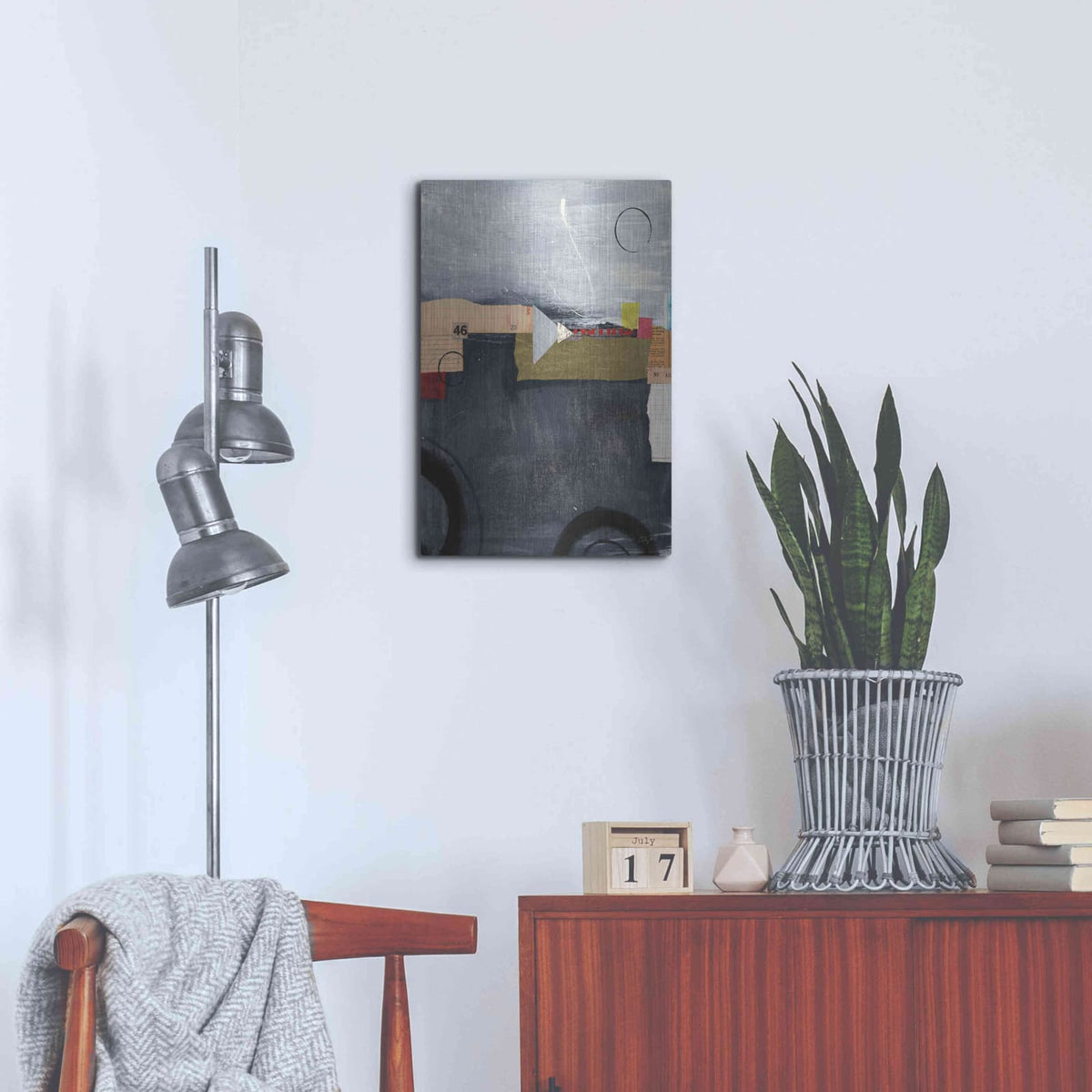 'Abstract 46' by Courtney Prahl – Metal Wall Art, 16x24 room view