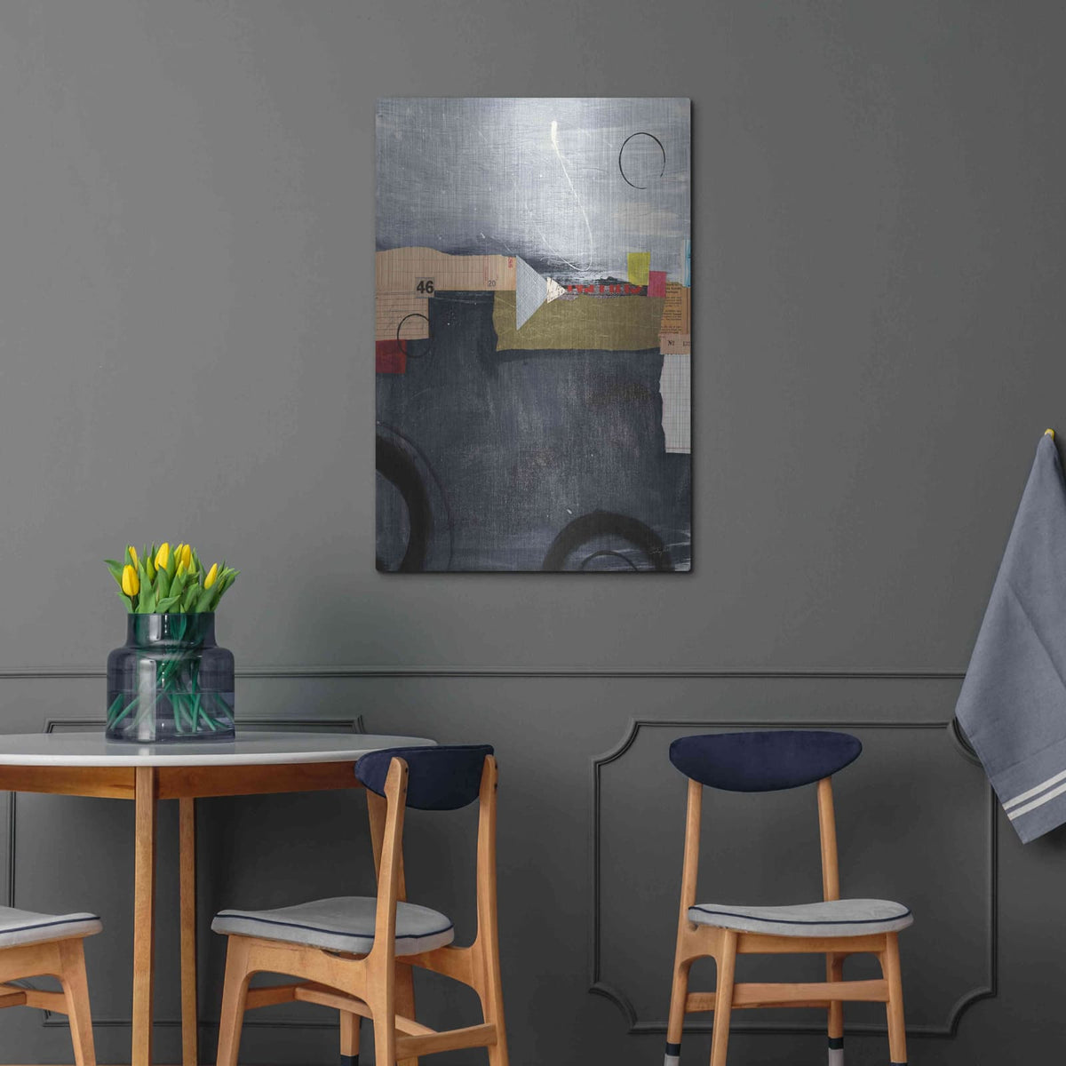'Abstract 46' by Courtney Prahl – Metal Wall Art, 24x36 room view