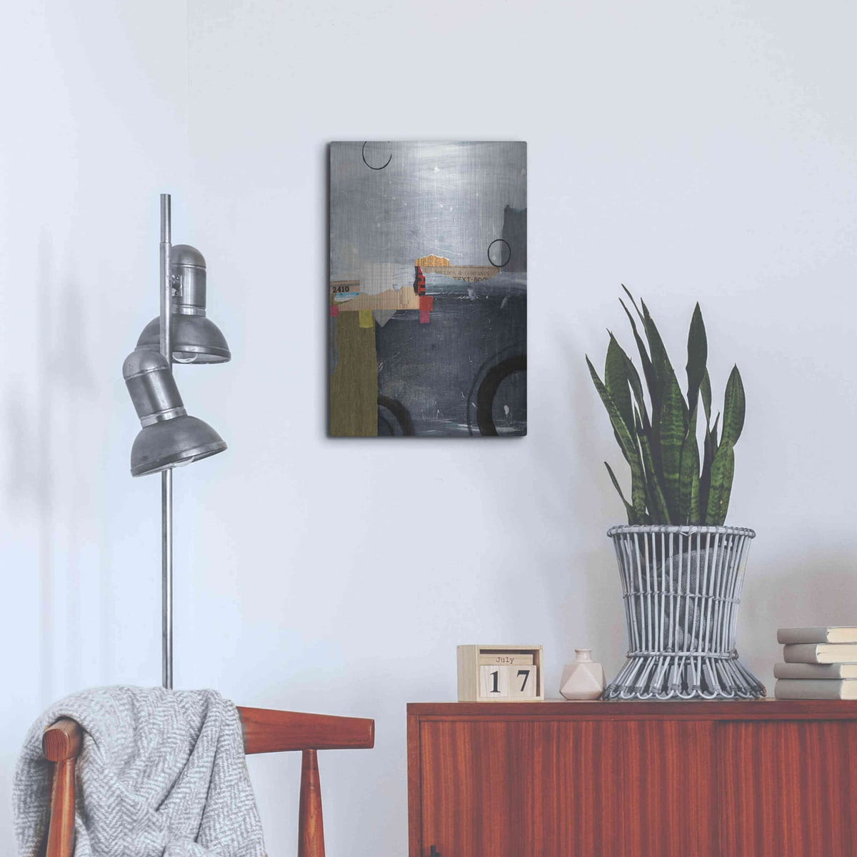 'Abstract 2410' by Courtney Prahl – Metal Wall Art, 16x24 room view