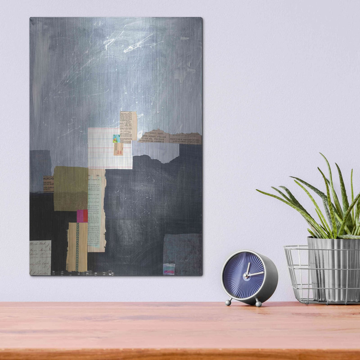 'Block Abstract I v2' by Courtney Prahl – Metal Wall Art, 12x16 room view