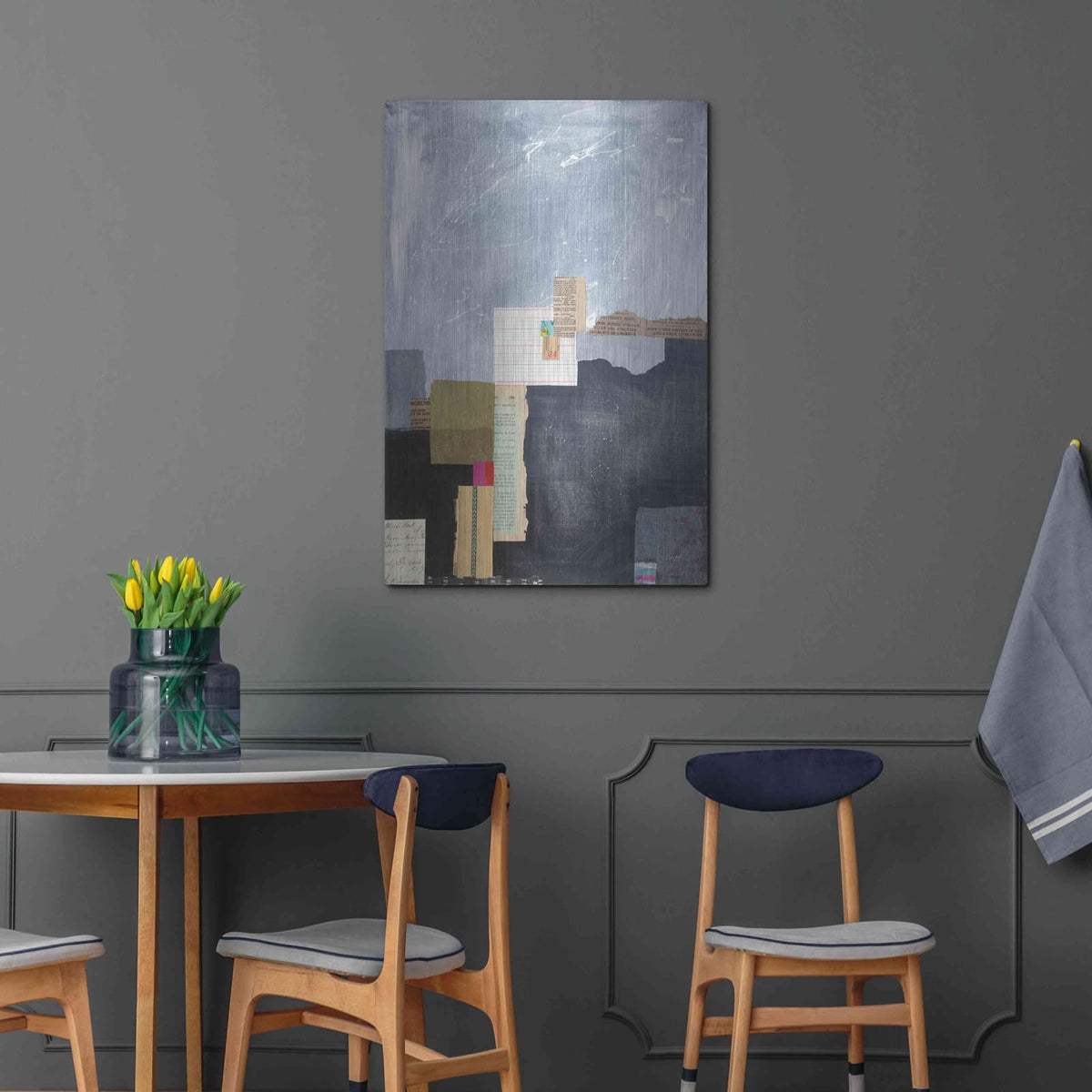 'Block Abstract I v2' by Courtney Prahl – Metal Wall Art, 24x36 room view