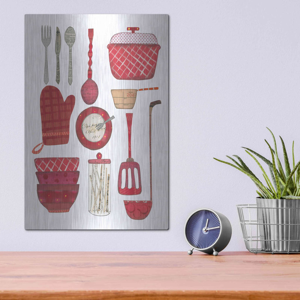 'Cool Kitchen II' by Courtney Prahl – Metal Wall Art, 12x16 room view