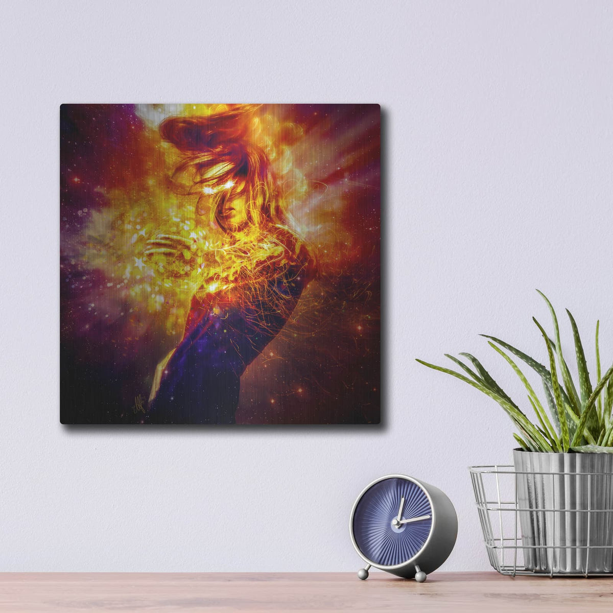 'Magic' by Mario Sanchez Nevado – Metal Wall Art, 12x12 room view