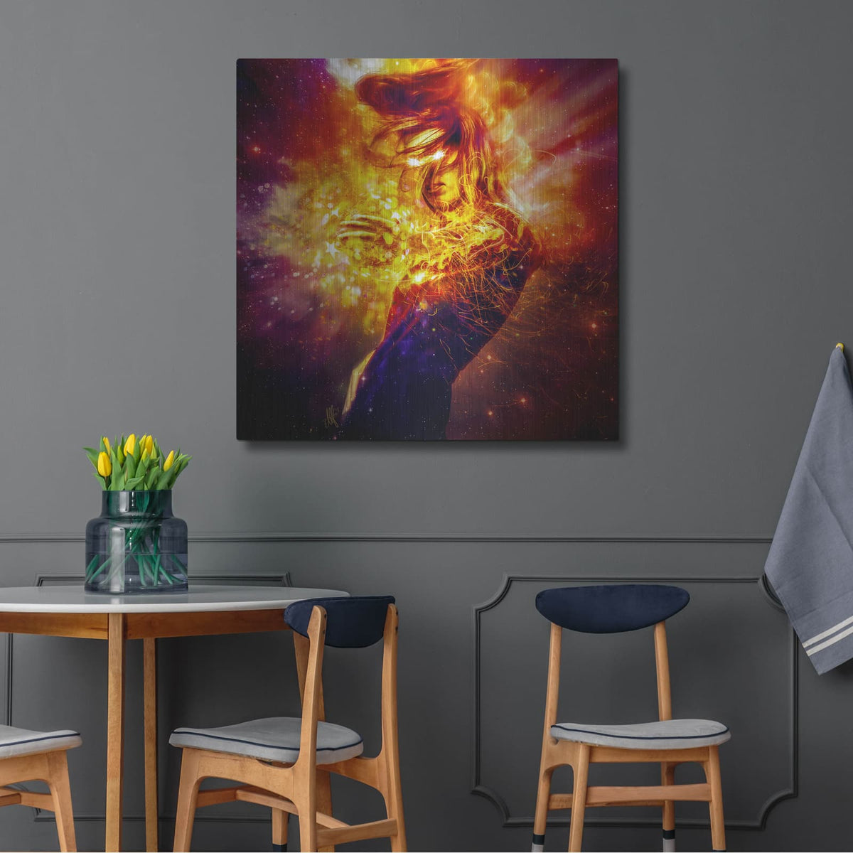 'Magic' by Mario Sanchez Nevado – Metal Wall Art, 36x36 room view
