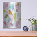 'Leaf Circles' by Courtney Prahl – Metal Wall Art, 12x16 room view