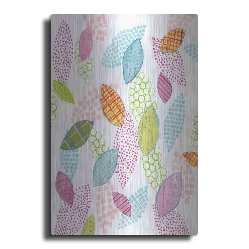 'Leaf Circles' by Courtney Prahl – Metal Wall Art