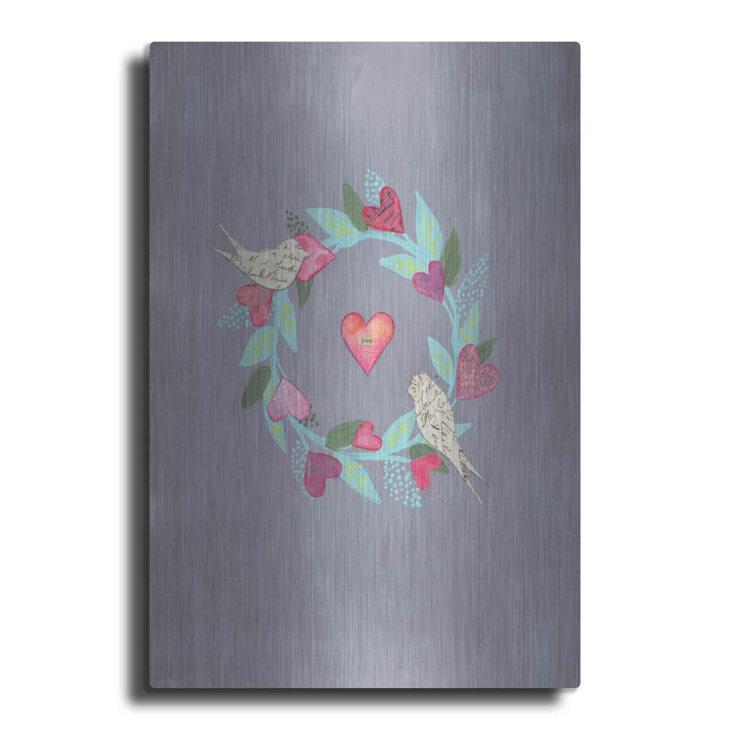 'Love Circle' by Courtney Prahl – Metal Wall Art