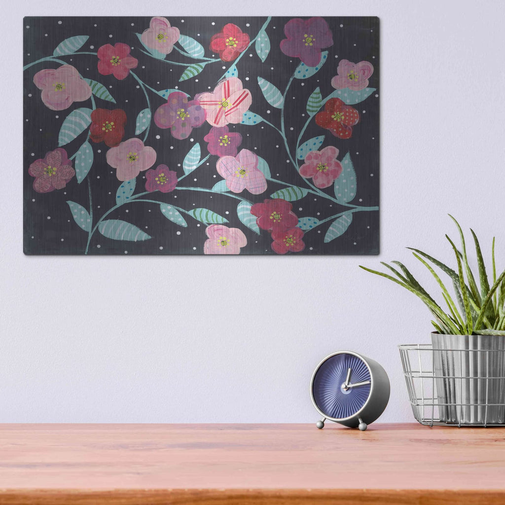 'Wall Flowers' by Courtney Prahl – Metal Wall Art, 16x12 room view