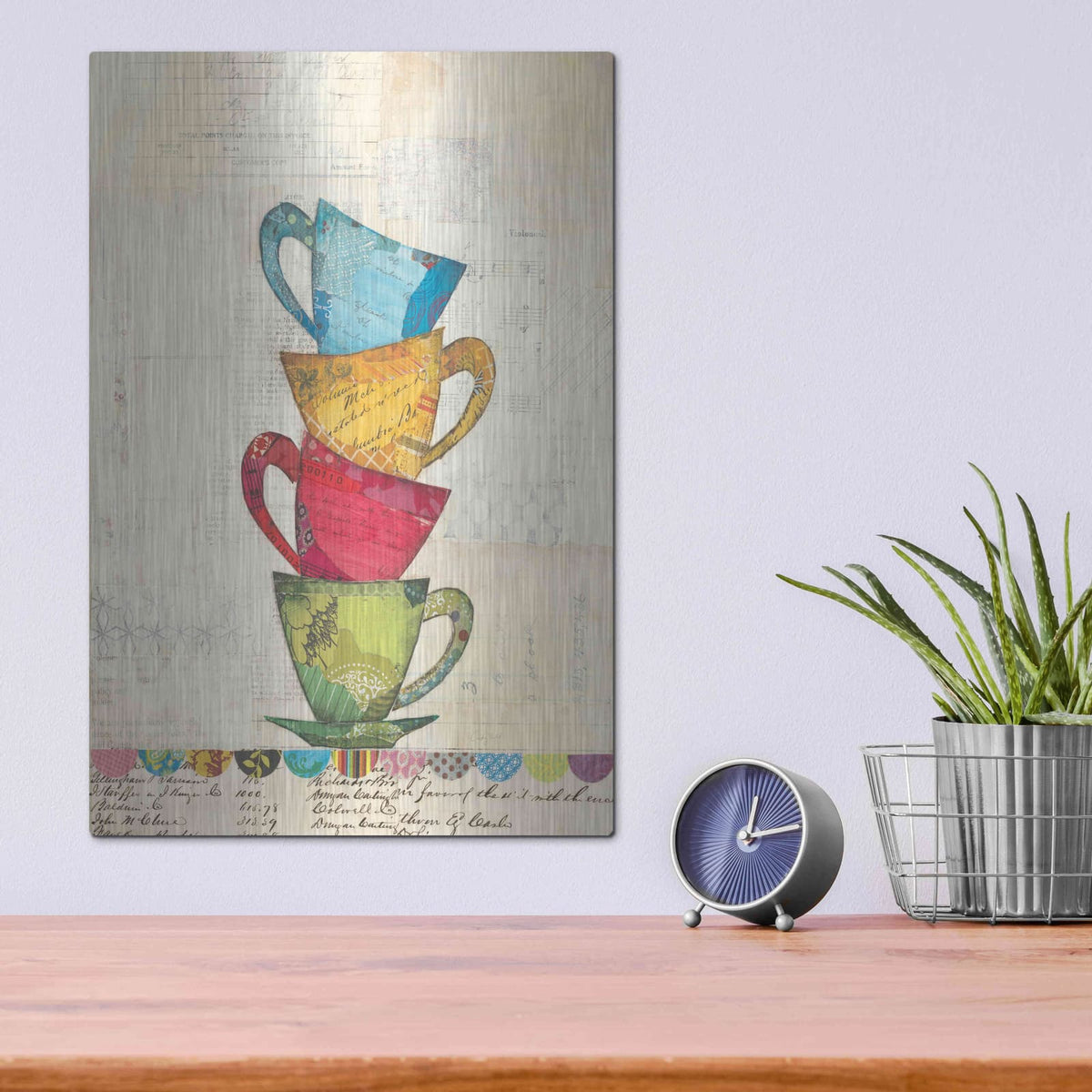 'Coffee Time' by Courtney Prahl – Metal Wall Art, 12x16 room view