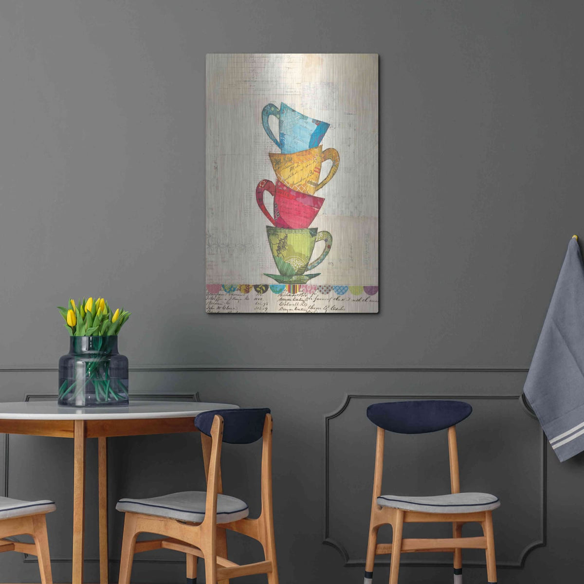 'Coffee Time' by Courtney Prahl – Metal Wall Art, 24x36 room view