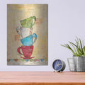 'Come for Tea Orange' by Courtney Prahl – Metal Wall Art, 12x16 room view