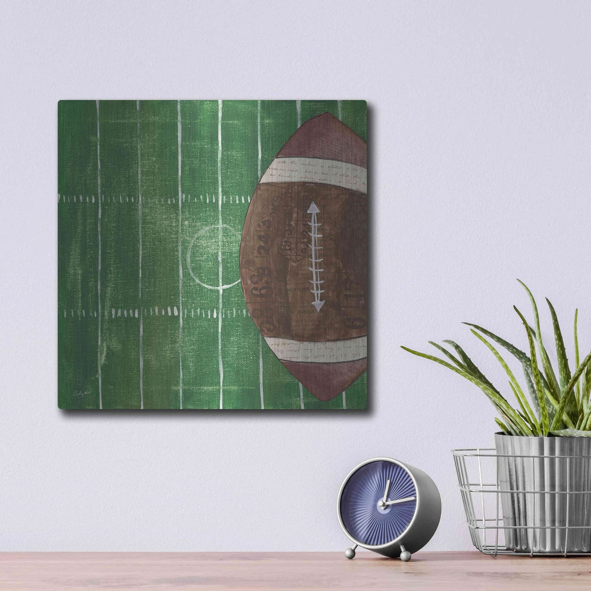 'On the Field I' by Courtney Prahl – Metal Wall Art, 12x12 room view