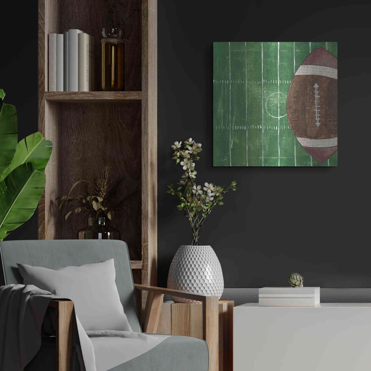 'On the Field I' by Courtney Prahl – Metal Wall Art, 24x24 room view