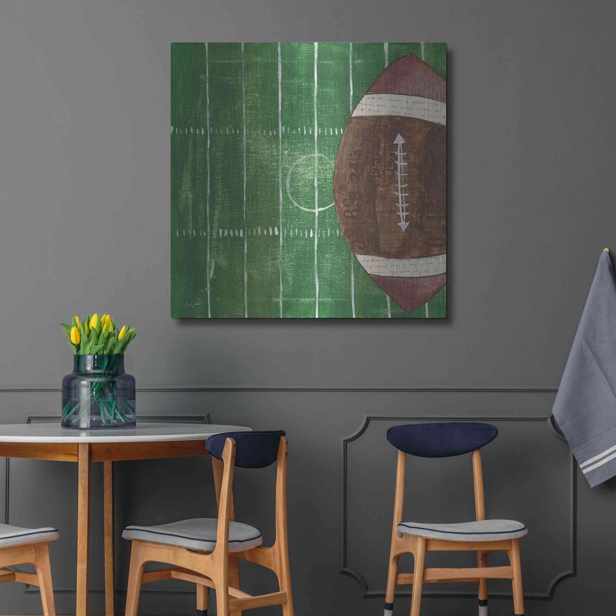 'On the Field I' by Courtney Prahl – Metal Wall Art, 36x36 room view