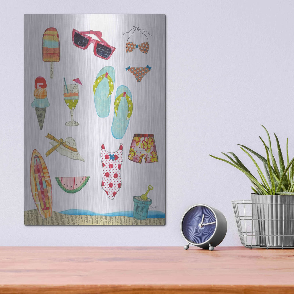'At the Beach II v2' by Courtney Prahl – Metal Wall Art, 12x16 room view