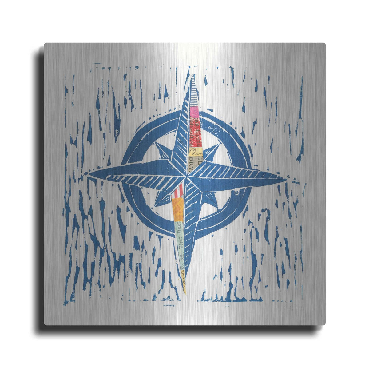'Nautical Collage I' by Courtney Prahl – Metal Wall Art