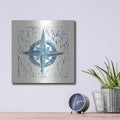 'Nautical Collage on White II' by Courtney Prahl – Metal Wall Art, 12x12 room view