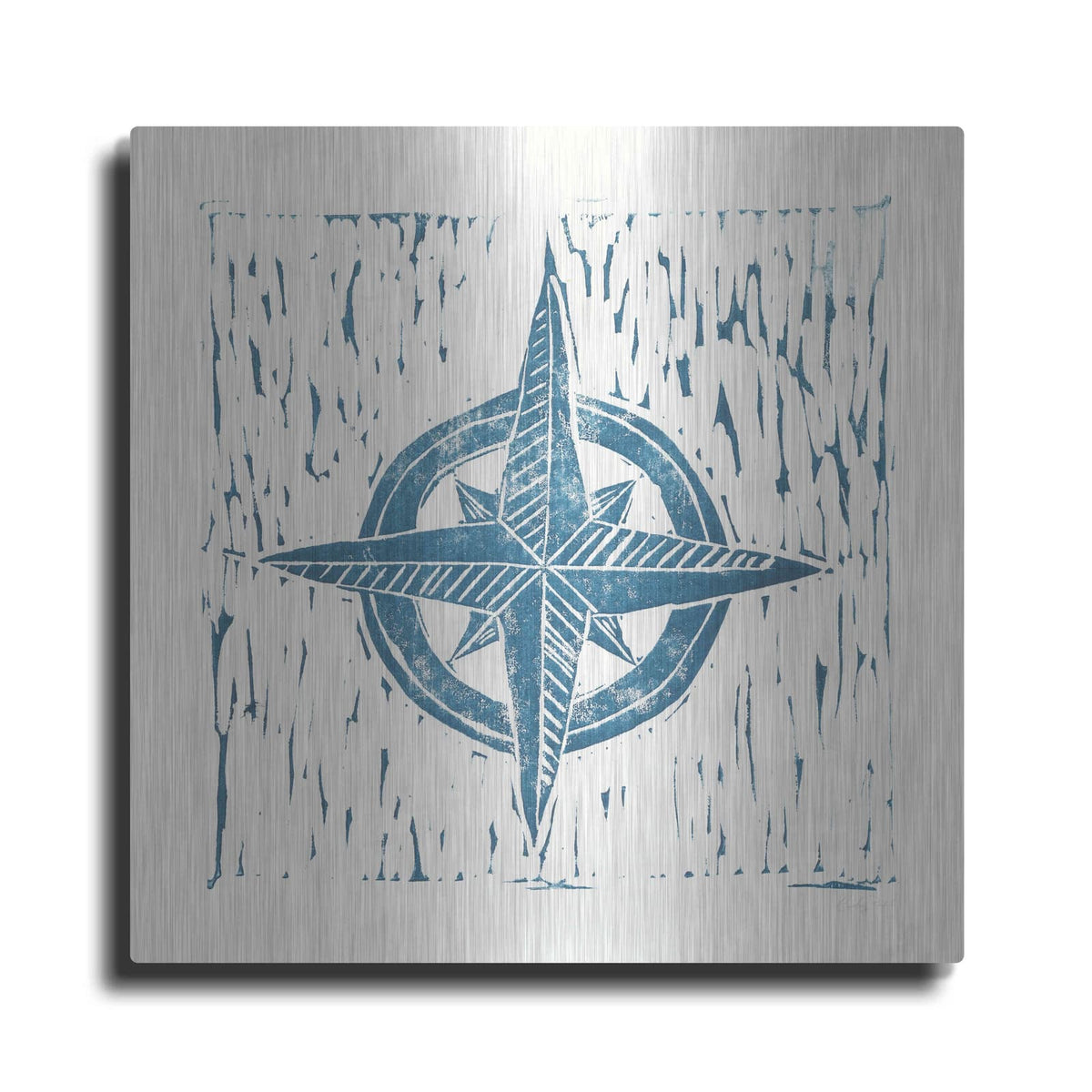 'Nautical Collage on White II' by Courtney Prahl – Metal Wall Art