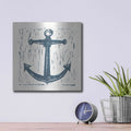 'Nautical Collage on White III' by Courtney Prahl – Metal Wall Art, 12x12 room view