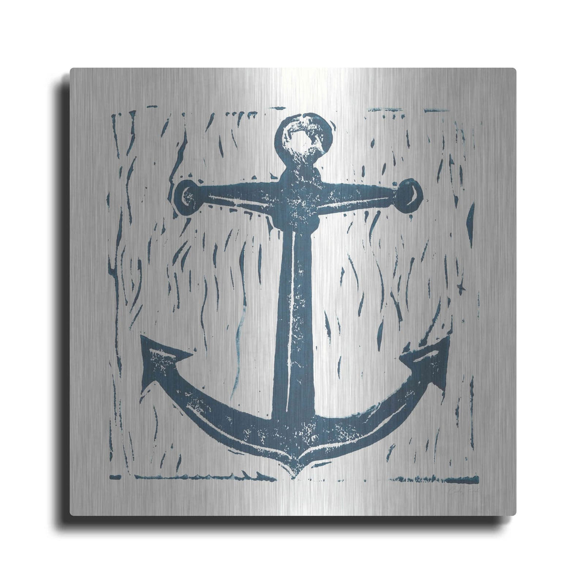 'Nautical Collage on White III' by Courtney Prahl – Metal Wall Art