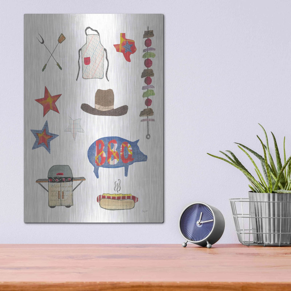 'Summer Grilling III' by Courtney Prahl – Metal Wall Art, 12x16 room view