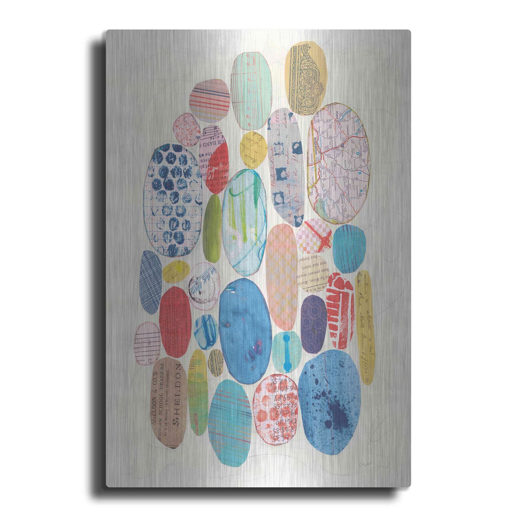 'Geometric Collage I Bright' by Courtney Prahl – Metal Wall Art