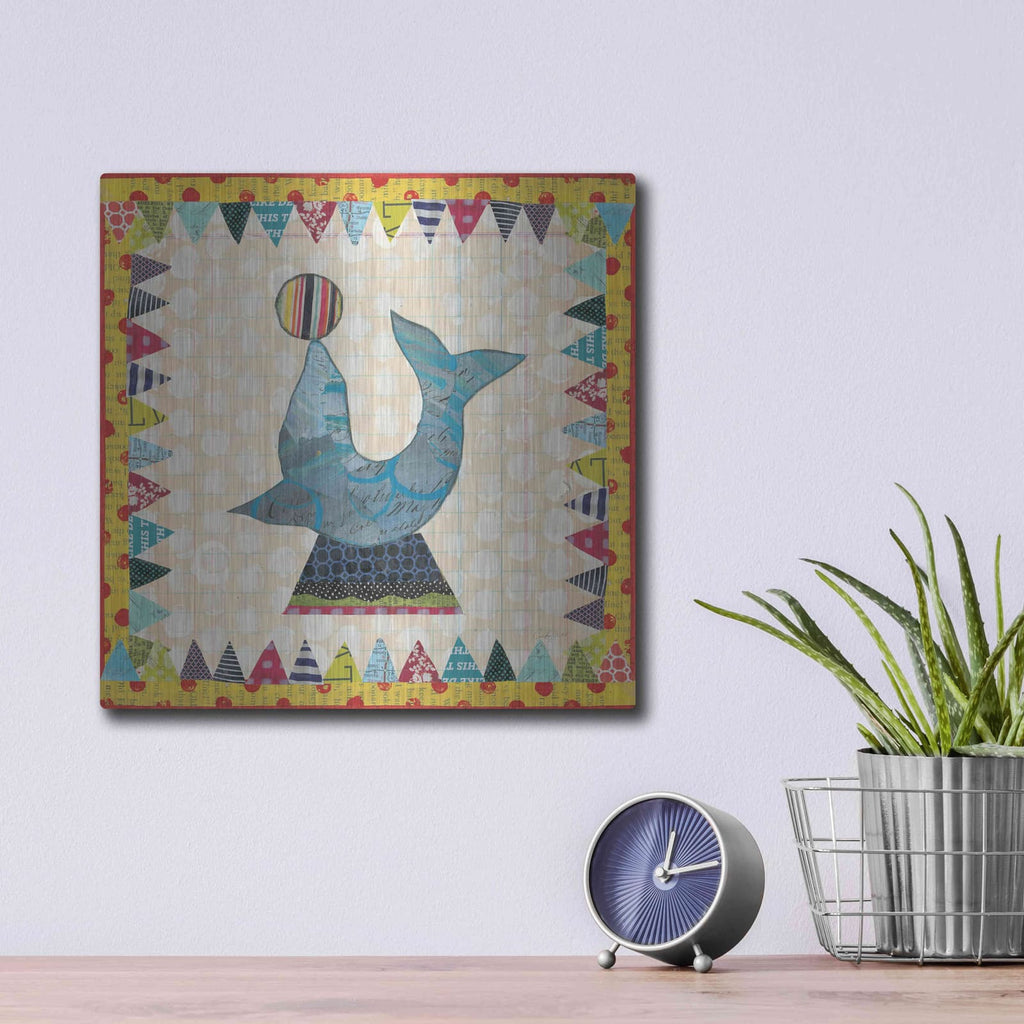 'Circus Fun III' by Courtney Prahl – Metal Wall Art, 12x12 room view