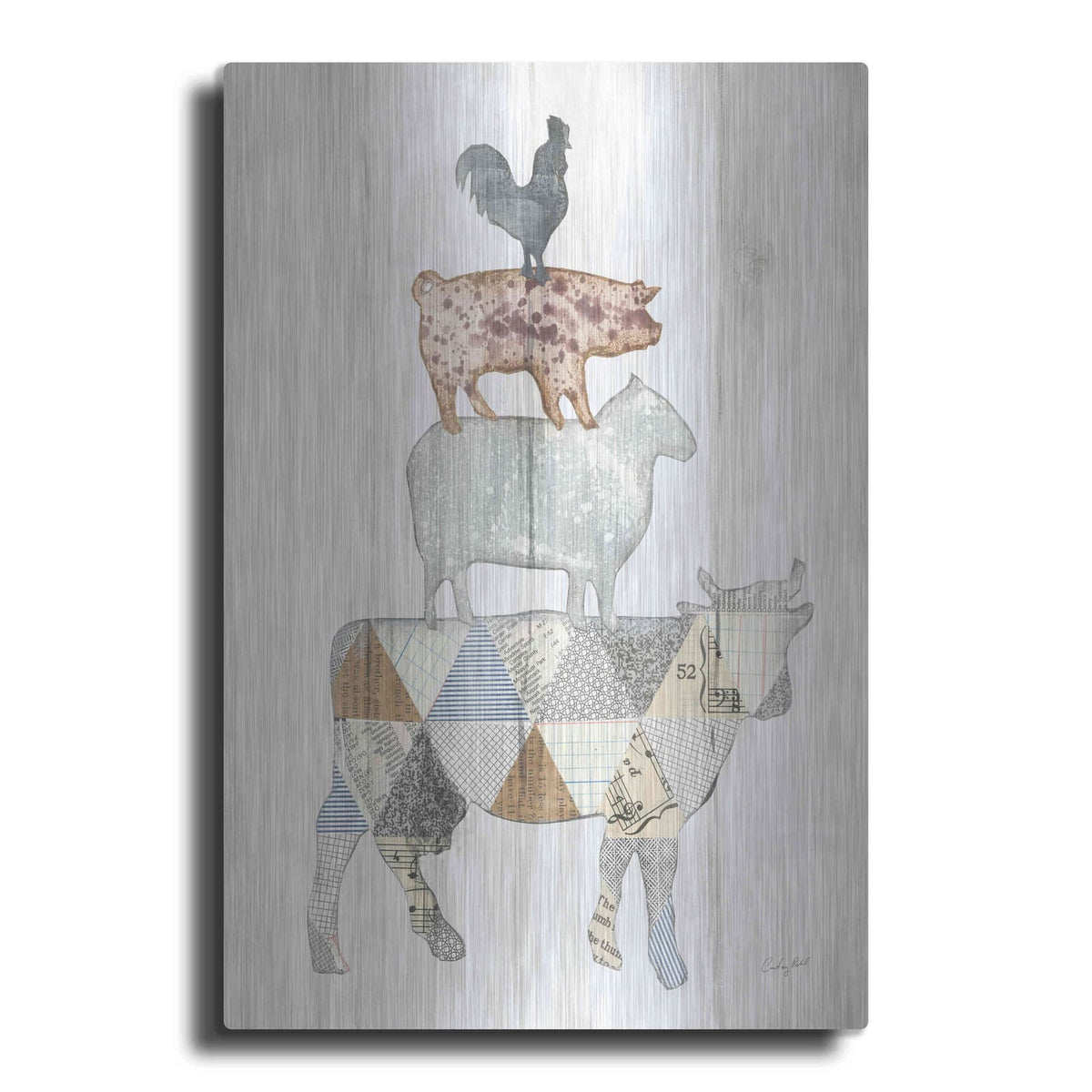 'Farm Family I' by Courtney Prahl – Metal Wall Art