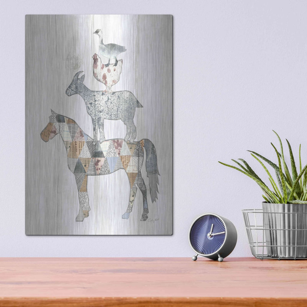 'Farm Family II' by Courtney Prahl – Metal Wall Art, 12x16 room view
