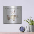 'Farm Family VII' by Courtney Prahl – Metal Wall Art, 12x12 room view