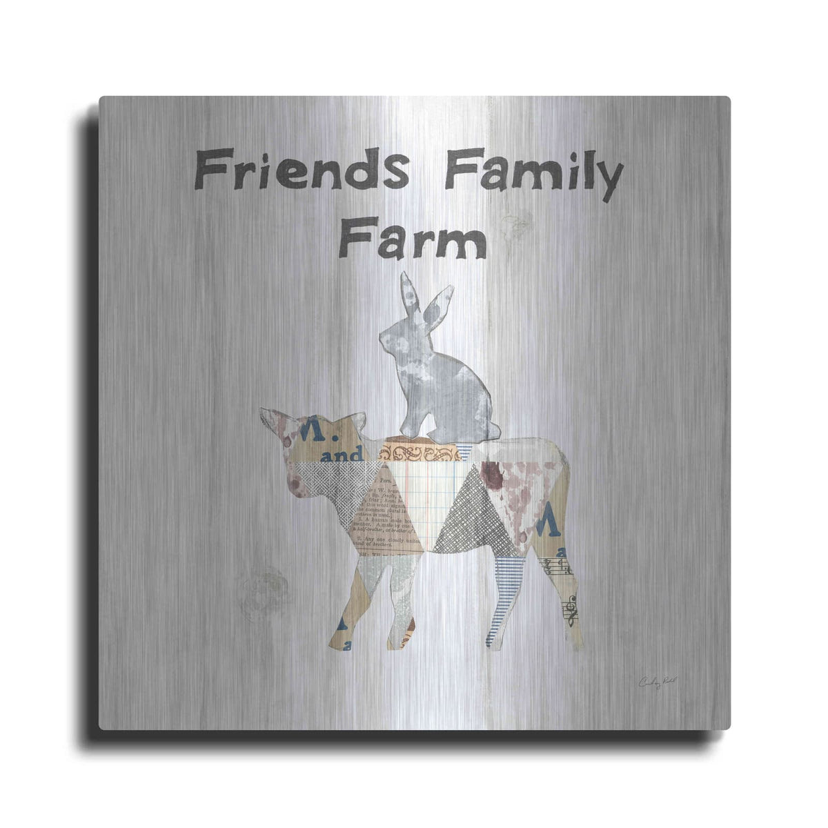 'Farm Family VIII' by Courtney Prahl – Metal Wall Art