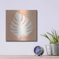 'Tropical Fun Palms Silhouette II' by Courtney Prahl – Metal Wall Art, 12x12 room view