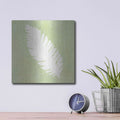 'Tropical Fun Palms Silhouette IV' by Courtney Prahl – Metal Wall Art, 12x12 room view