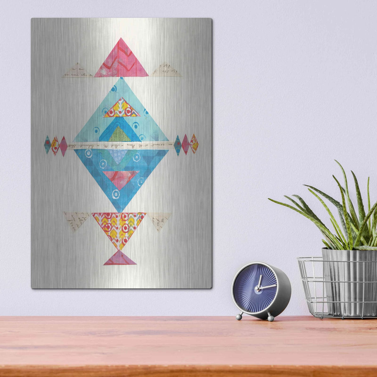 'Modern Abstract Design II' by Courtney Prahl – Metal Wall Art, 12x16 room view