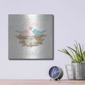'Lovebirds III' by Courtney Prahl – Metal Wall Art, 12x12 room view