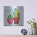 'Southwest Cactus I' by Courtney Prahl – Metal Wall Art, 12x12 room view