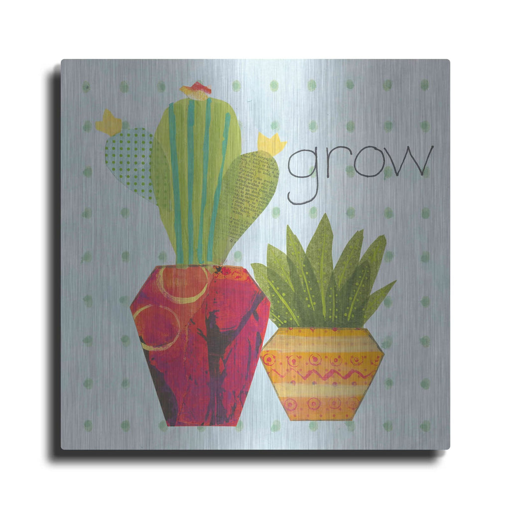 'Southwest Cactus II' by Courtney Prahl – Metal Wall Art