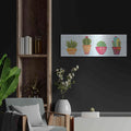 'Southwest Cactus VI' by Courtney Prahl – Metal Wall Art, 36x12 room view