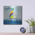 'Rainbow Spinnakers IV' by Courtney Prahl – Metal Wall Art, 12x12 room view