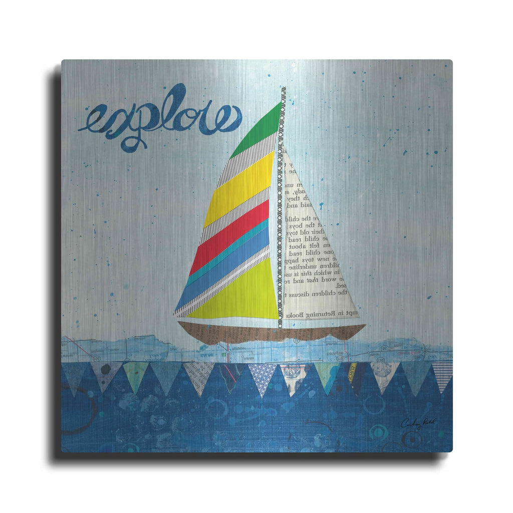 'Rainbow Spinnakers IV' by Courtney Prahl – Metal Wall Art