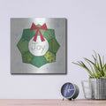 'Christmas Patchwork II' by Courtney Prahl – Metal Wall Art, 12x12 room view