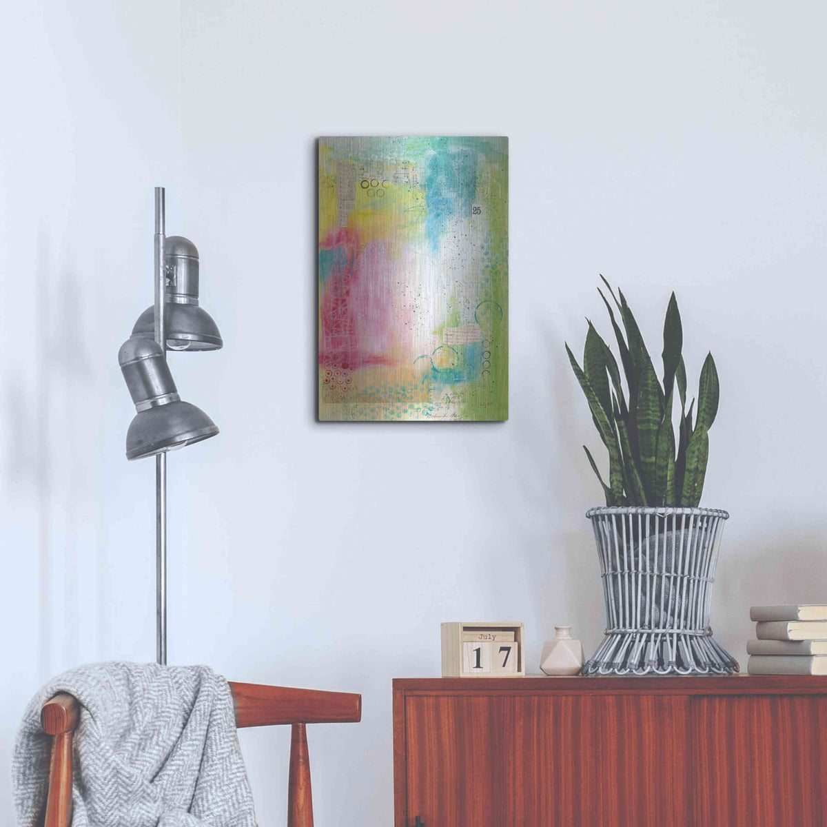 'Collage 25' by Courtney Prahl – Metal Wall Art, 16x24 room view