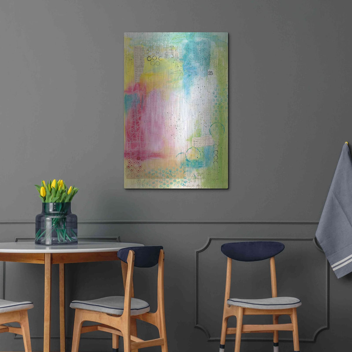'Collage 25' by Courtney Prahl – Metal Wall Art, 24x36 room view