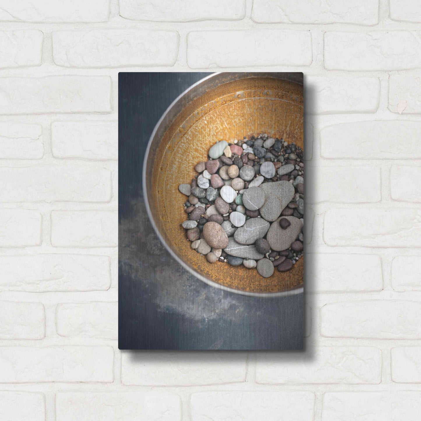 Luxe Metal Art 'Elemental' by Elena Ray, Metal Wall Art,12x16