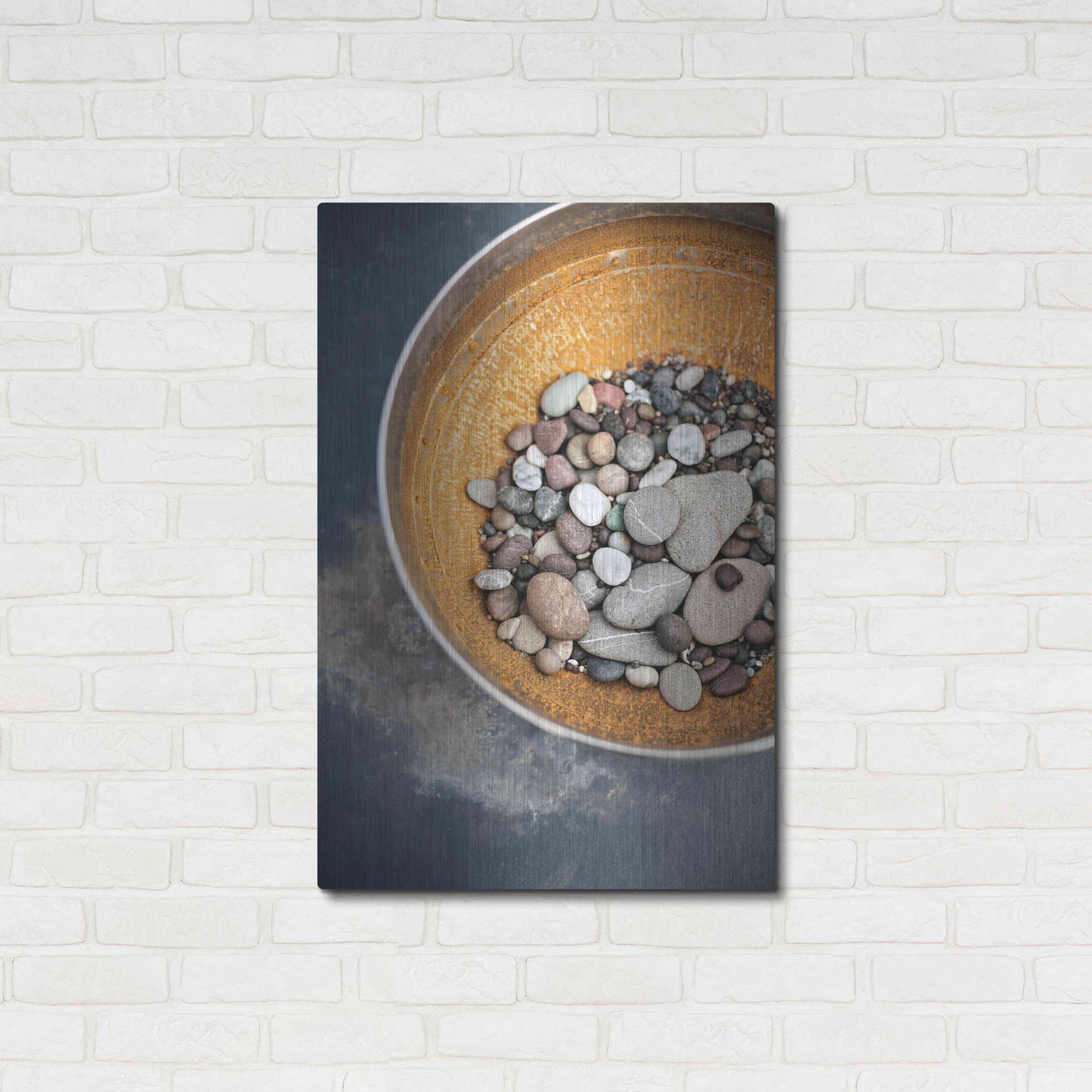 Luxe Metal Art 'Elemental' by Elena Ray, Metal Wall Art,24x36