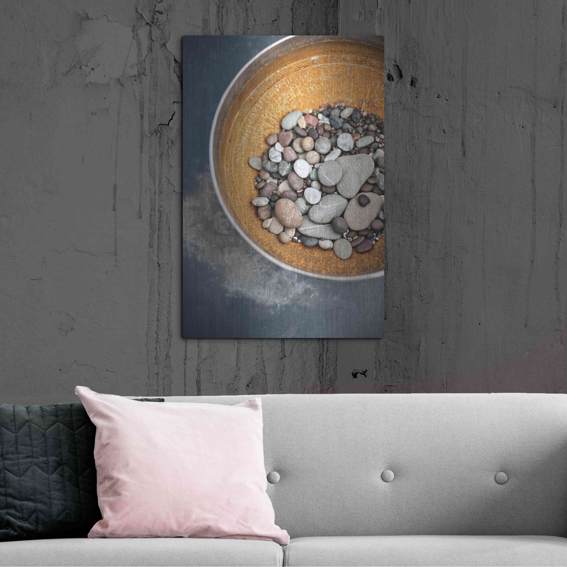 Luxe Metal Art 'Elemental' by Elena Ray, Metal Wall Art,24x36