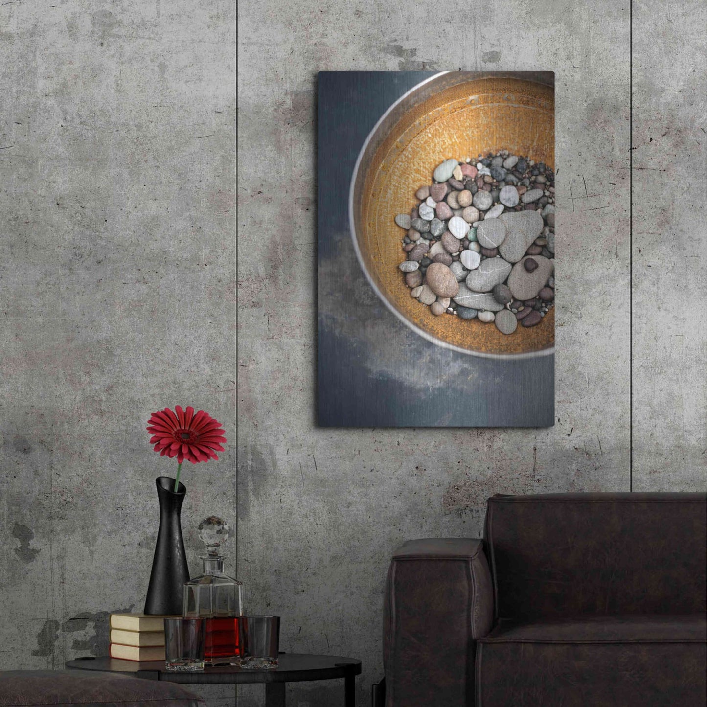 Luxe Metal Art 'Elemental' by Elena Ray, Metal Wall Art,24x36