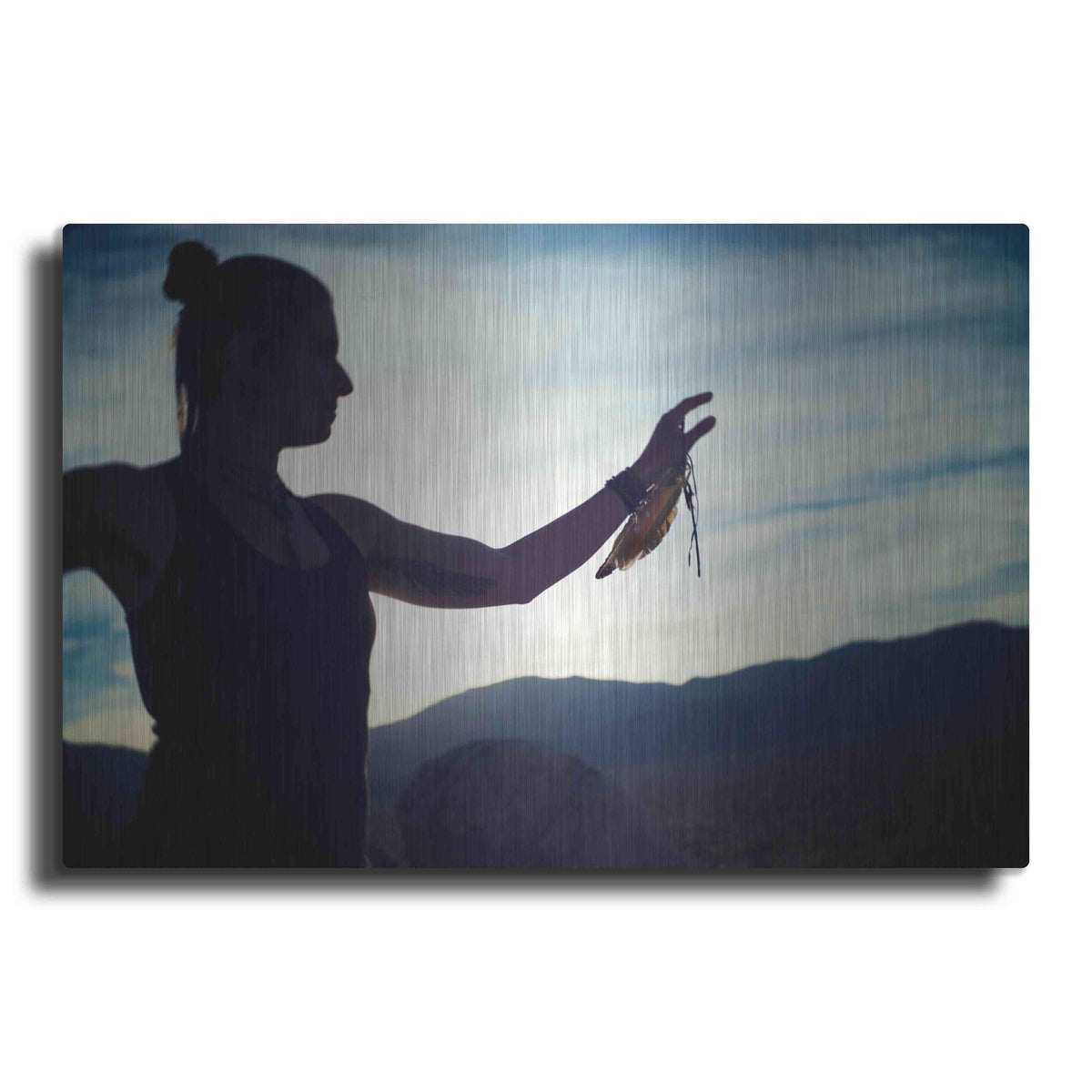 Luxe Metal Art 'Touch The Sky' by Elena Ray, Metal Wall Art