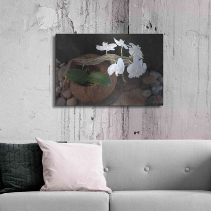 Luxe Metal Art 'Orchid Flowers' by Elena Ray, Metal Wall Art,36x24