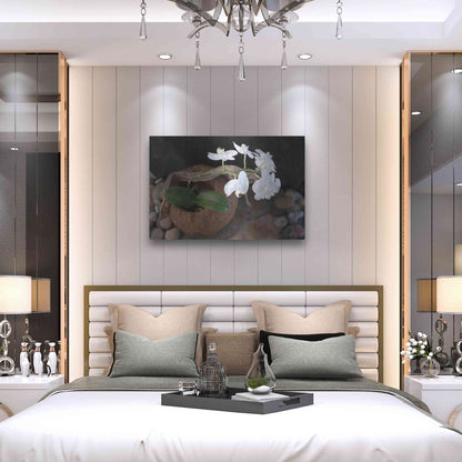 Luxe Metal Art 'Orchid Flowers' by Elena Ray, Metal Wall Art,36x24